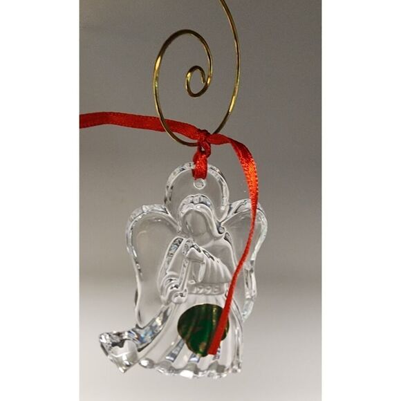 Waterford Crystal Christmas Ornament in Angel Form - 1998 Waterford Christmas - Picture 4 of 10